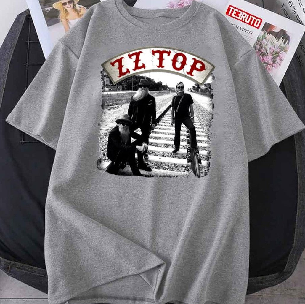 Rocker Band Zz T.O.P Poster Rail Unisex T-Shirt - T-Shirt, Sweatshirt, Hoodie