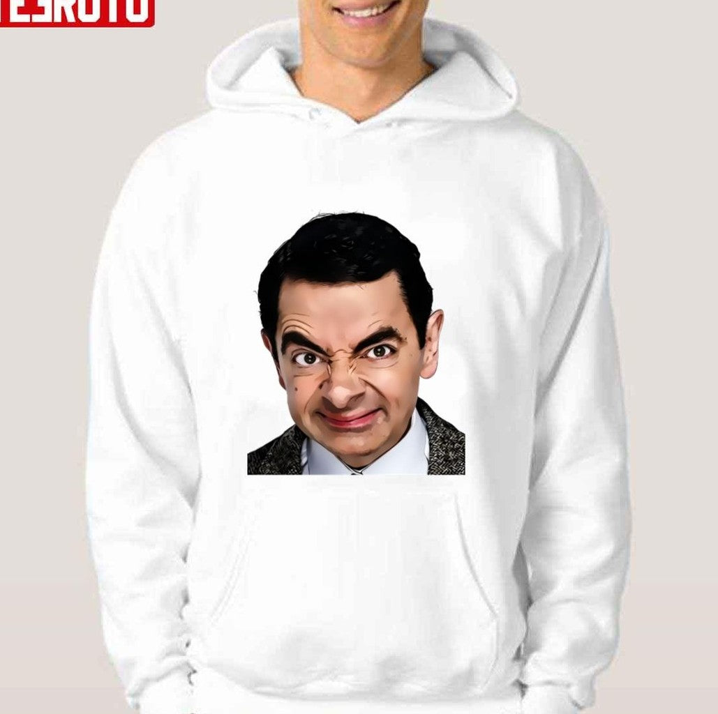 Portrait Of Mr. Bean Design Unisex Hoodie - T-Shirt, Sweatshirt, Hoodie