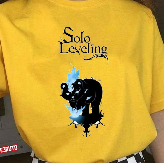 Anime Black Art Solo Leveling Unisex T-Shirt - T-Shirt, Sweatshirt, Hoodie