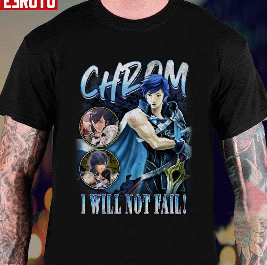 Prince Falchion Chrom Fire Emblem I Will Not Fail Vintage Unisex T-shirt - T-Shirt, Sweatshirt, Hoodie
