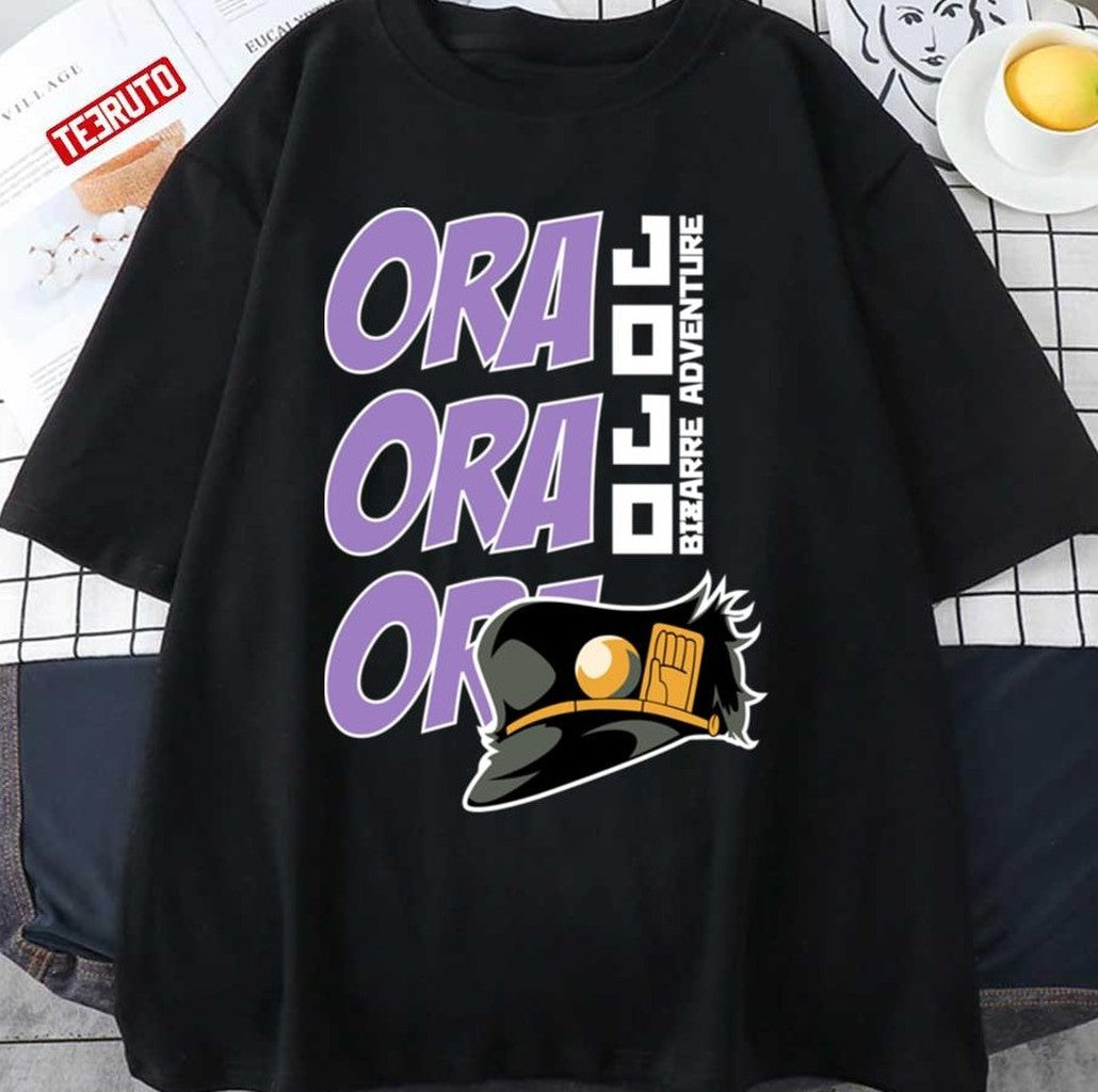 Ora Ora Ora Dark JoJo's Bizarre Adventure Unisex T-shirt - T-Shirt, Sweatshirt, Hoodie