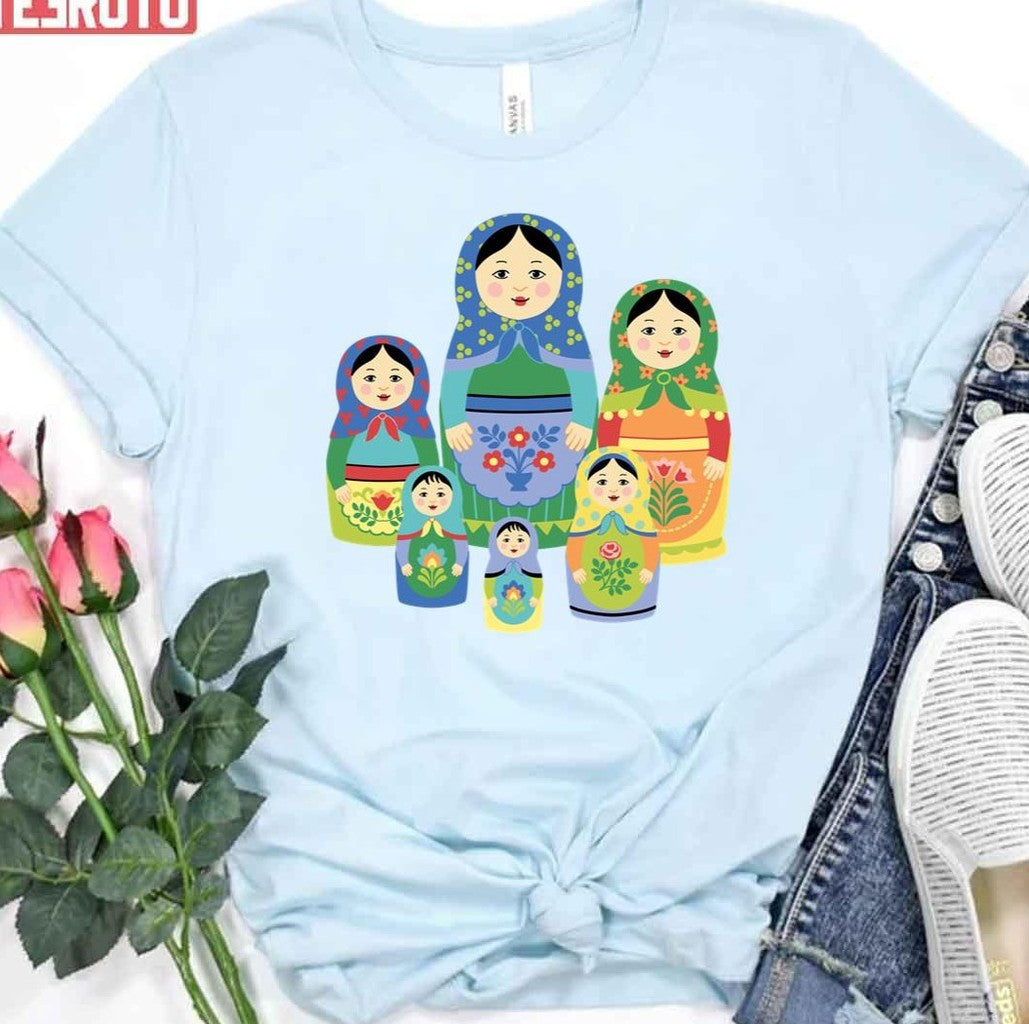 Russian Nesting Dolls Unisex T-Shirt - T-Shirt, Sweatshirt, Hoodie