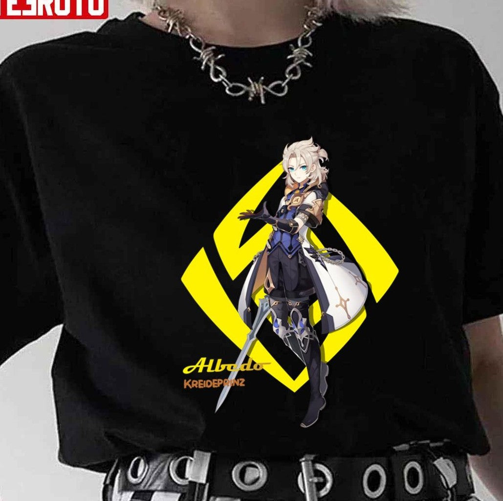 Mysterious Genshin Impact Albedo Unisex T-shirt - T-Shirt, Sweatshirt, Hoodie