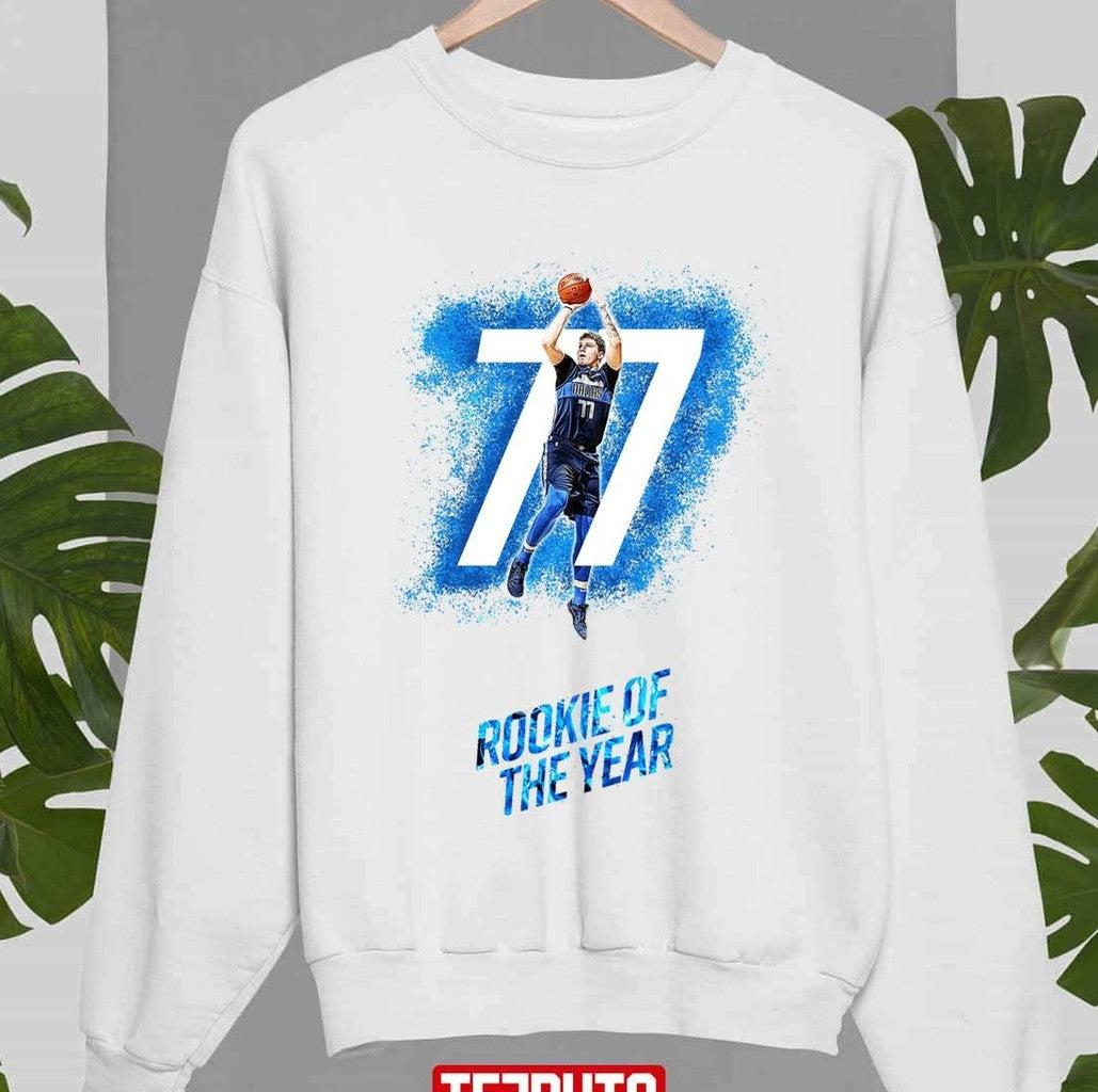 Rookie Of The Year Luka Doncic Basketball Artwork Unisex Sweatshirt - T-Shirt, Sweatshirt, Hoodie