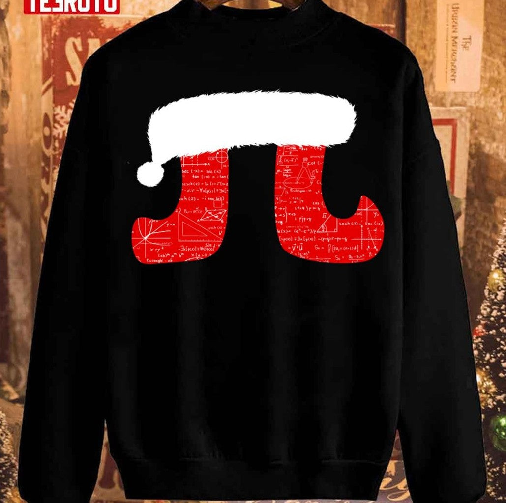 Pi Christmas Math Science Algebra Vintage Sweatshirt - T-Shirt, Sweatshirt, Hoodie