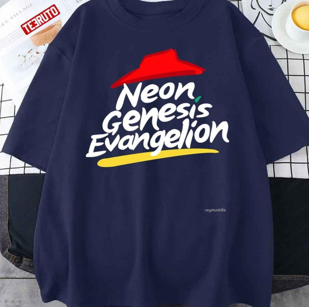 Neon Genesis Evangelion X Pizza Hut Unisex T-Shirt - T-Shirt, Sweatshirt, Hoodie