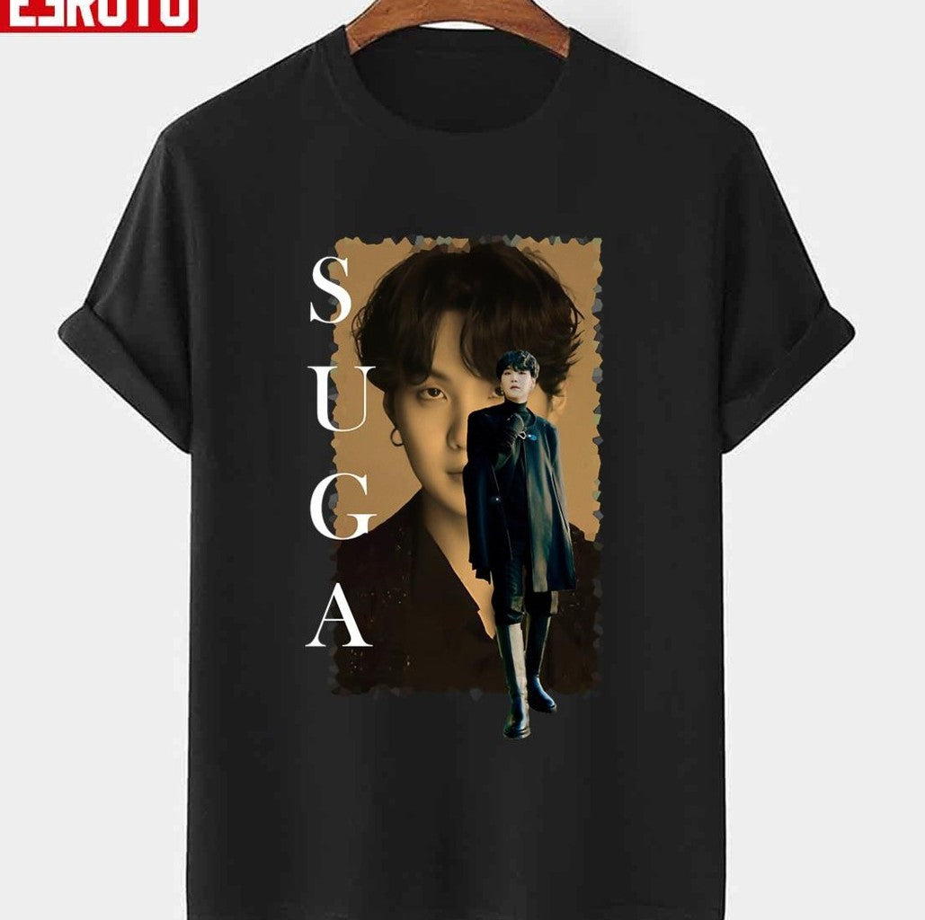 Model Suga Rapper Agust D BTS Min Yoongi Unisex T-shirt - T-Shirt, Sweatshirt, Hoodie