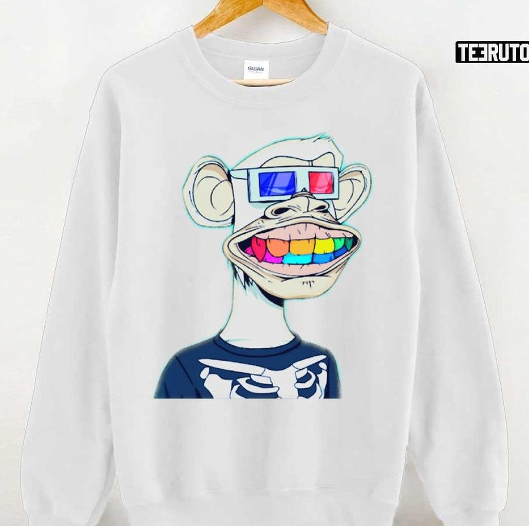 Nft Is My Valentine Funny Monkey Unisex Sweatshirt - T-Shirt, Sweatshirt, Hoodie