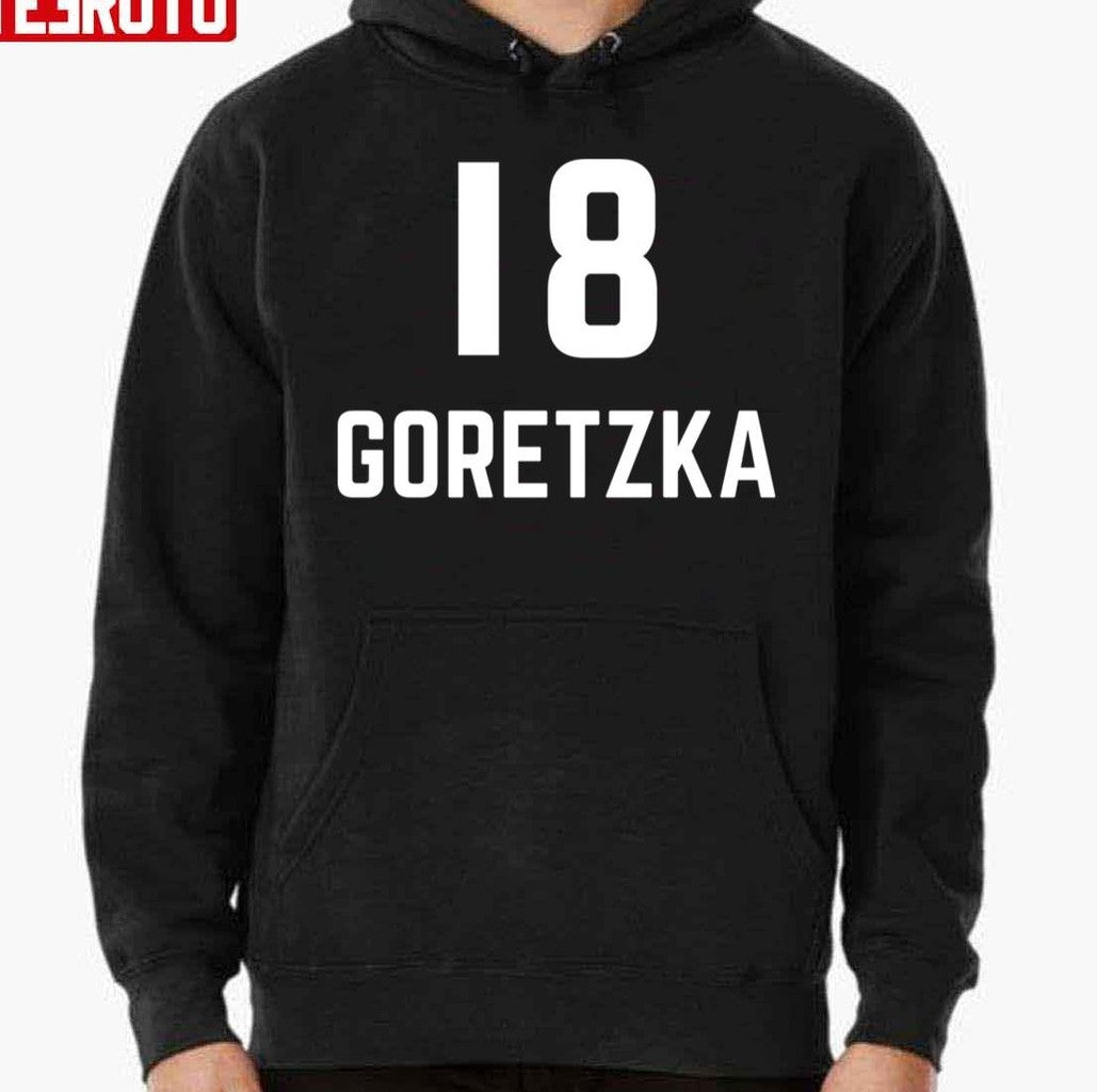 Number 18 Football Player Leon Goretzka Unisex Hoodie - T-Shirt, Sweatshirt, Hoodie