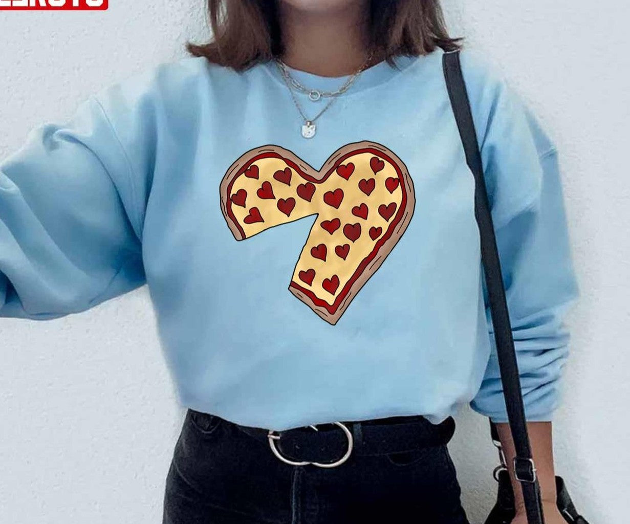 Piece Of My Heart Pizza Lover Unisex Sweatshirt - T-Shirt, Sweatshirt, Hoodie