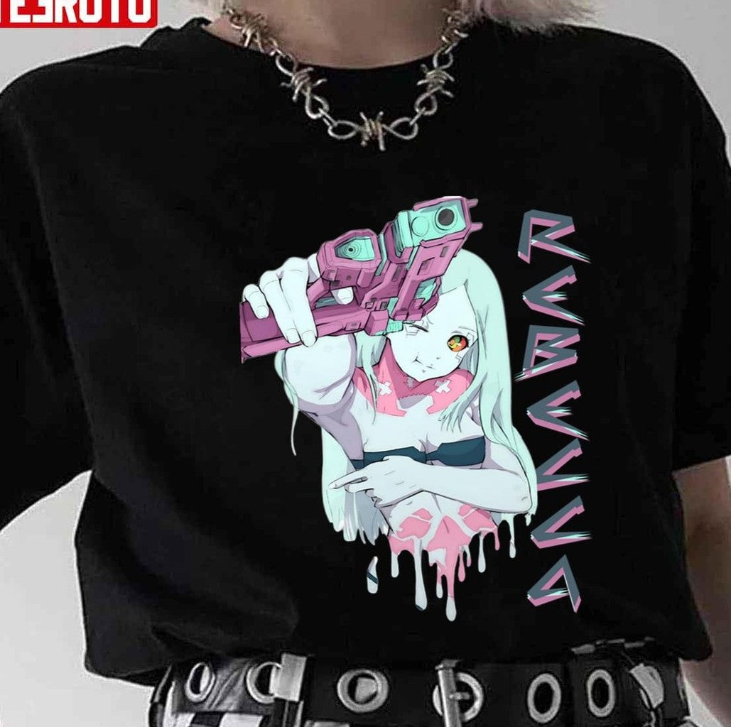 Sexy Rebecca Cyberpunk Edgerunners Unisex T-shirt - T-Shirt, Sweatshirt, Hoodie