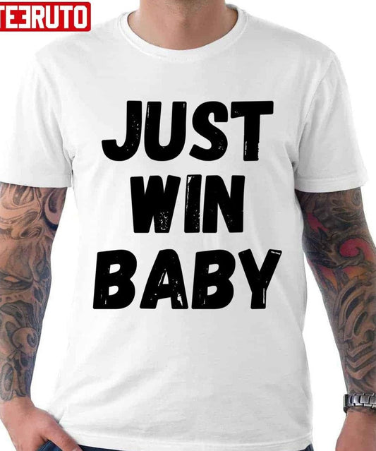 Antonio Brown Just Win Bady Typo Vintage Design Unisex T-shirt - T-Shirt, Sweatshirt, Hoodie