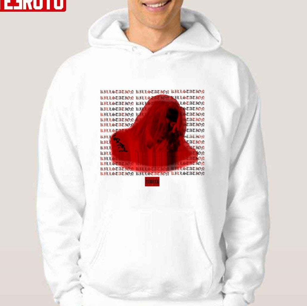 Repeat Redblack Killstation Unisex Hoodie - T-Shirt, Sweatshirt, Hoodie