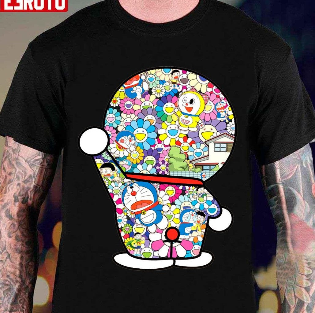 Murakami X Doraemon Unisex T-Shirt - T-Shirt, Sweatshirt, Hoodie