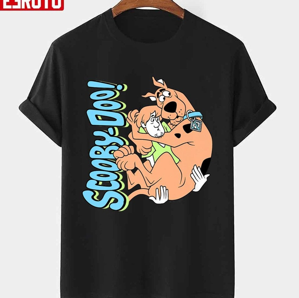 Shaggy &amp; Scooby Scared Portrait Scooby Doo Unisex T-Shirt - T-Shirt, Sweatshirt, Hoodie