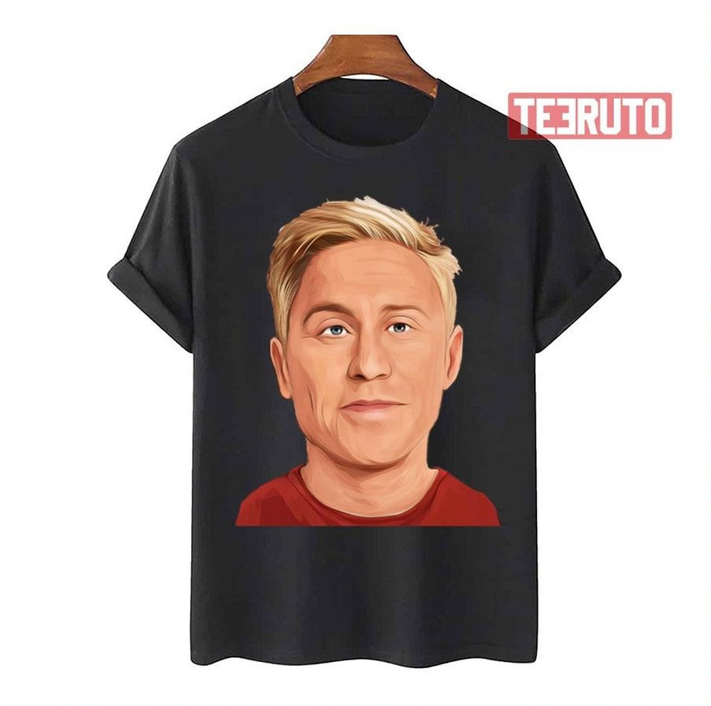 Portrait Russell Howard Cartoon Unisex T-Shirt - T-Shirt, Sweatshirt, Hoodie