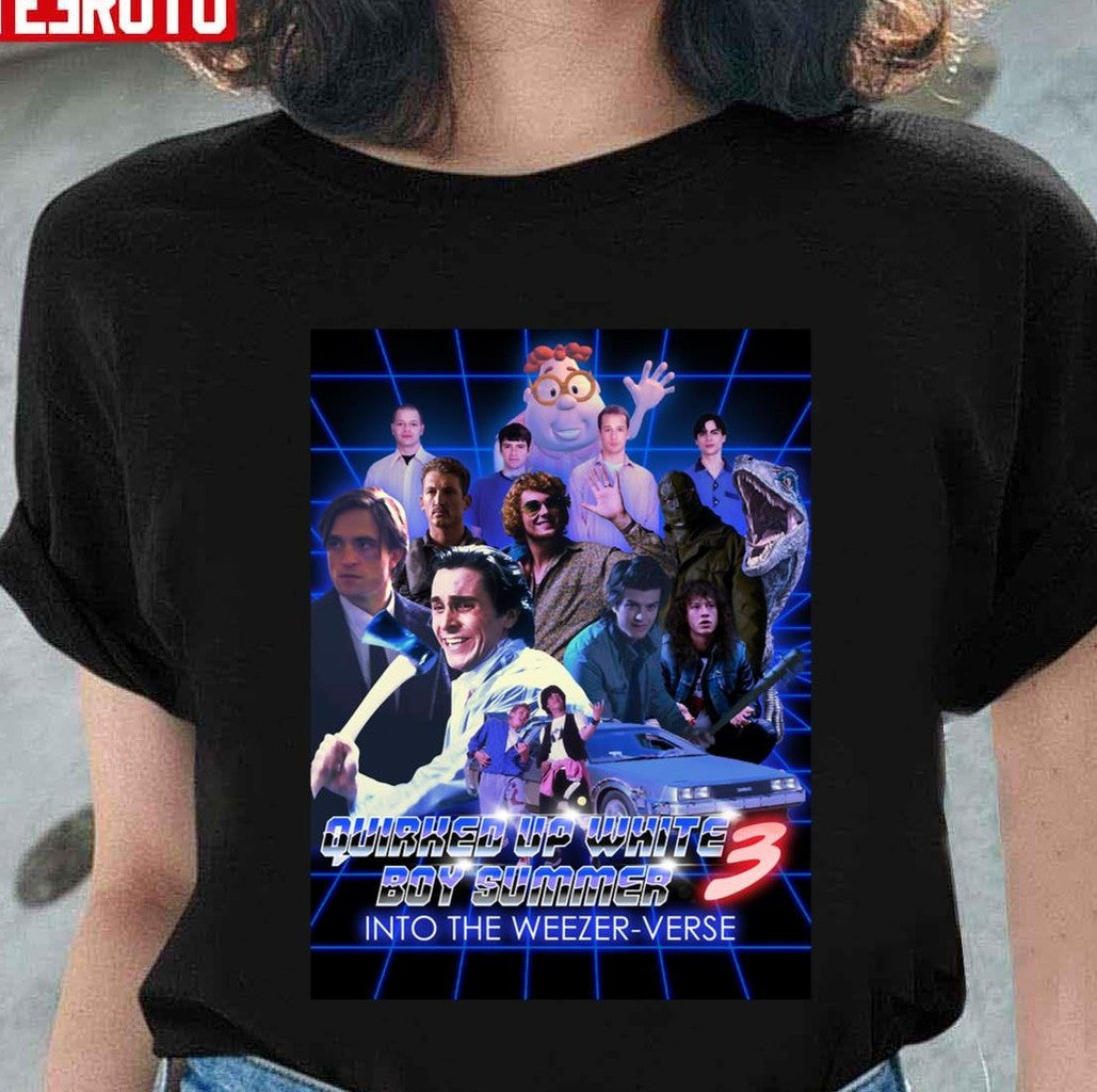 Quirked Up White Boy Summer 3 Into The Weezerverse Unisex T-Shirt - T-Shirt, Sweatshirt, Hoodie