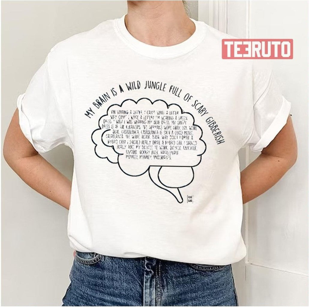 My Brain Is A Wild Jungle Full Of Scary Gibberish Seinfeld Unisex T-Shirt - T-Shirt, Sweatshirt, Hoodie