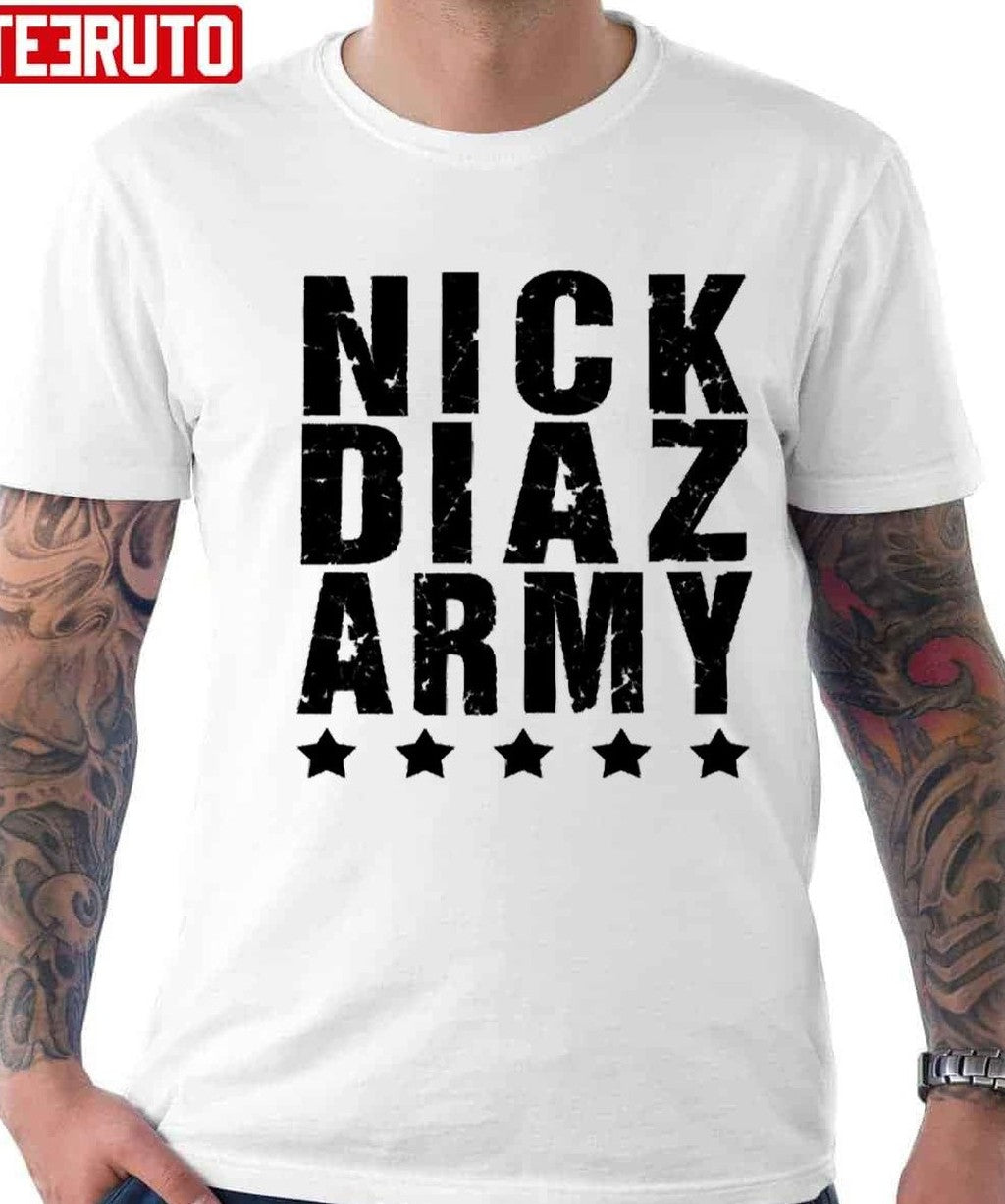 Nick Diaz Army Diaz Brothers Unisex T-shirt - T-Shirt, Sweatshirt, Hoodie
