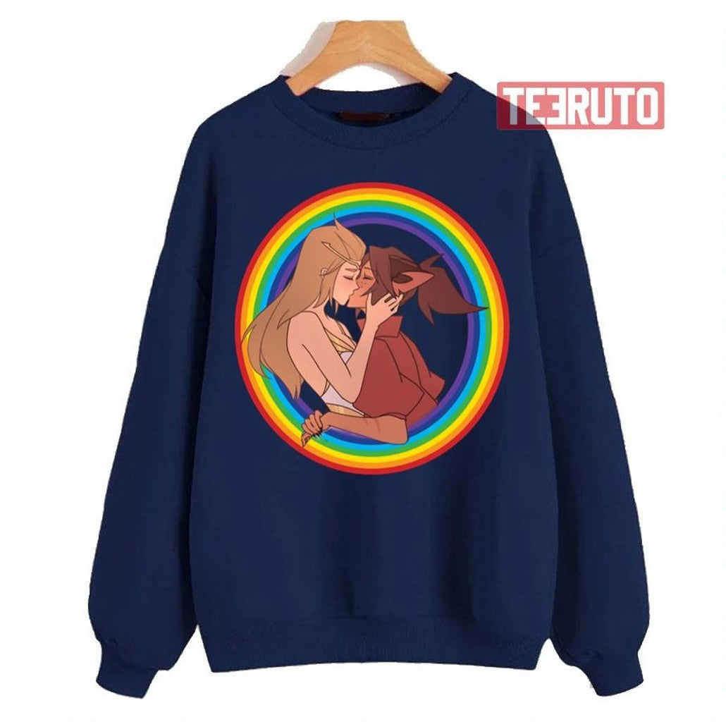 Pride Cartoon She Ra And Catra Unisex Sweatshirt - T-Shirt, Sweatshirt, Hoodie