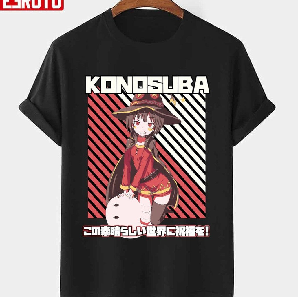 Shoulder-Length Dark Brown Hair Konosuba Art Unisex T-shirt - T-Shirt, Sweatshirt, Hoodie