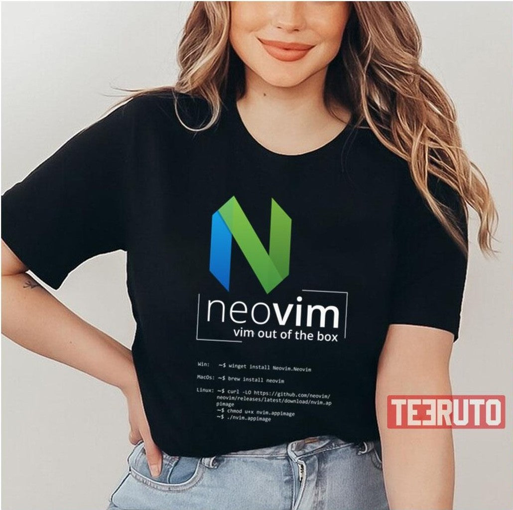 Neovim Vim Out Of The Box Unisex T-Shirt - T-Shirt, Sweatshirt, Hoodie