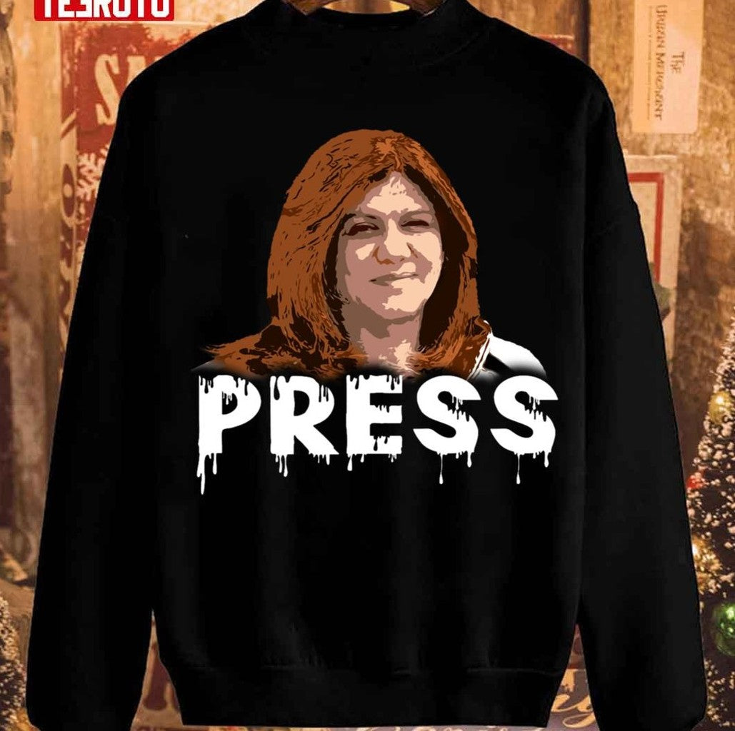Palestinian Journalist Shireen Abu Aqleh Unisex Sweatshirt - T-Shirt, Sweatshirt, Hoodie