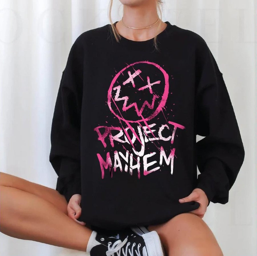 Pink Project Mayhem Fight Club Unisex Sweatshirt - T-Shirt, Sweatshirt, Hoodie