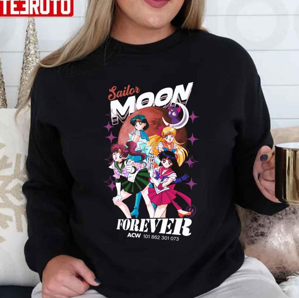 Moon Forever Sailor Moon Anime Unisex Sweatshirt - T-Shirt, Sweatshirt, Hoodie