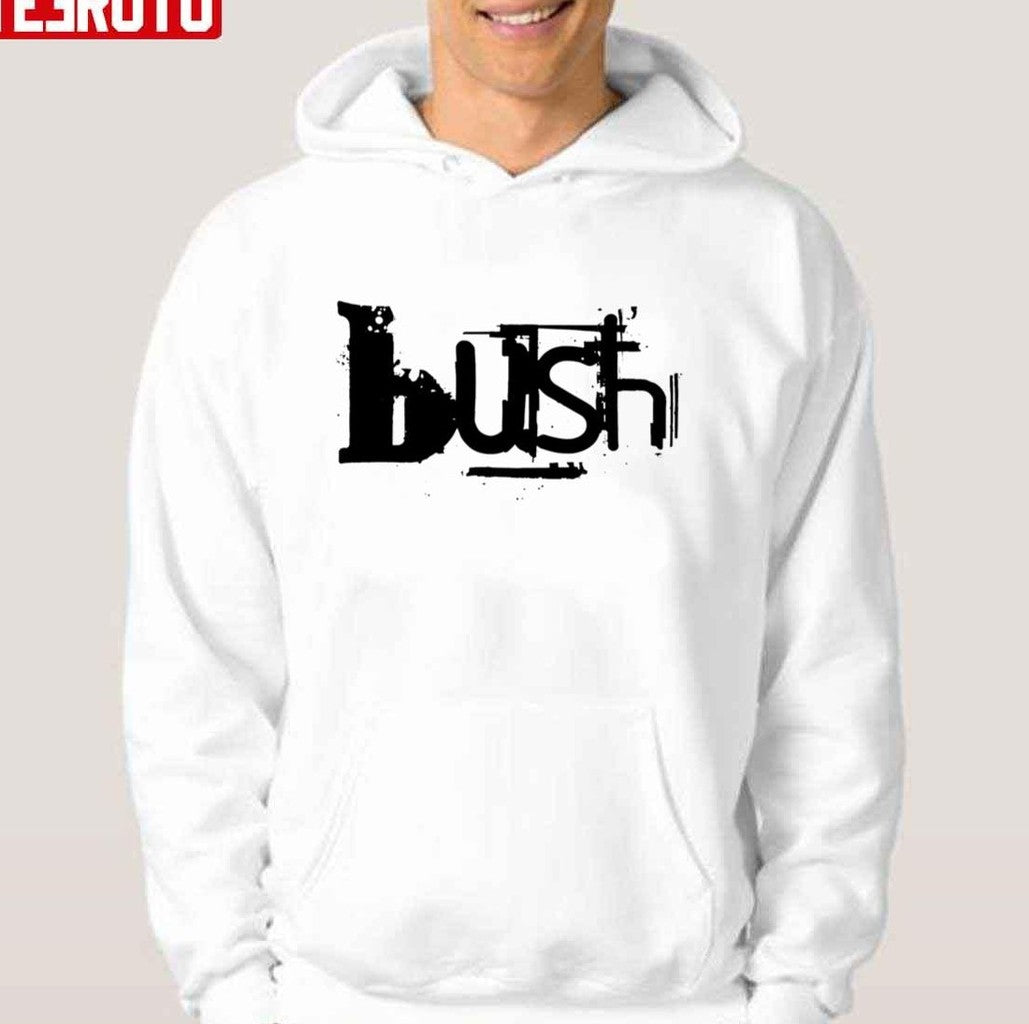 Official Bush Band Logo Black Unisex Hoodie - T-Shirt, Sweatshirt, Hoodie