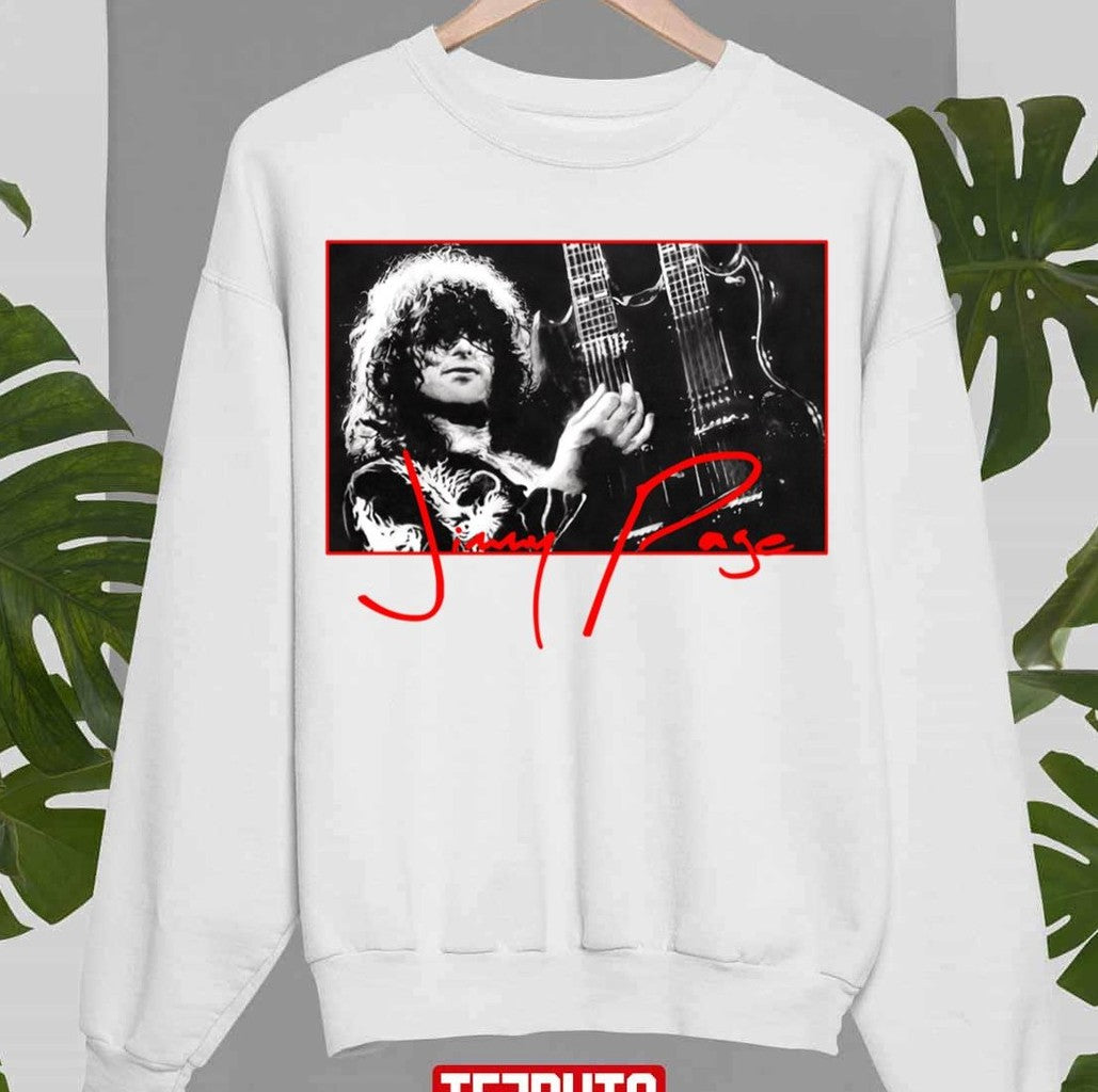 Retro 90 S Design Jimmy Page Fan Unisex Sweatshirt - T-Shirt, Sweatshirt, Hoodie