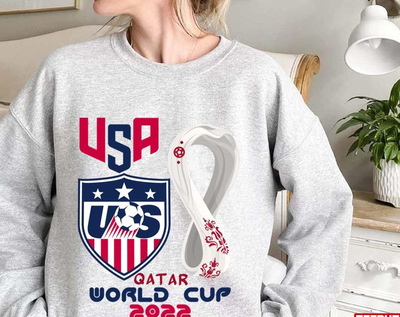 Qatar World Cup 2022 Usa Team Unisex Sweatshirt - T-Shirt, Sweatshirt, Hoodie