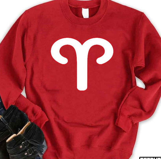 Aries Symbol Zodiac Sign 2023 Christmas Unisex Sweatshirt - T-Shirt, Sweatshirt, Hoodie