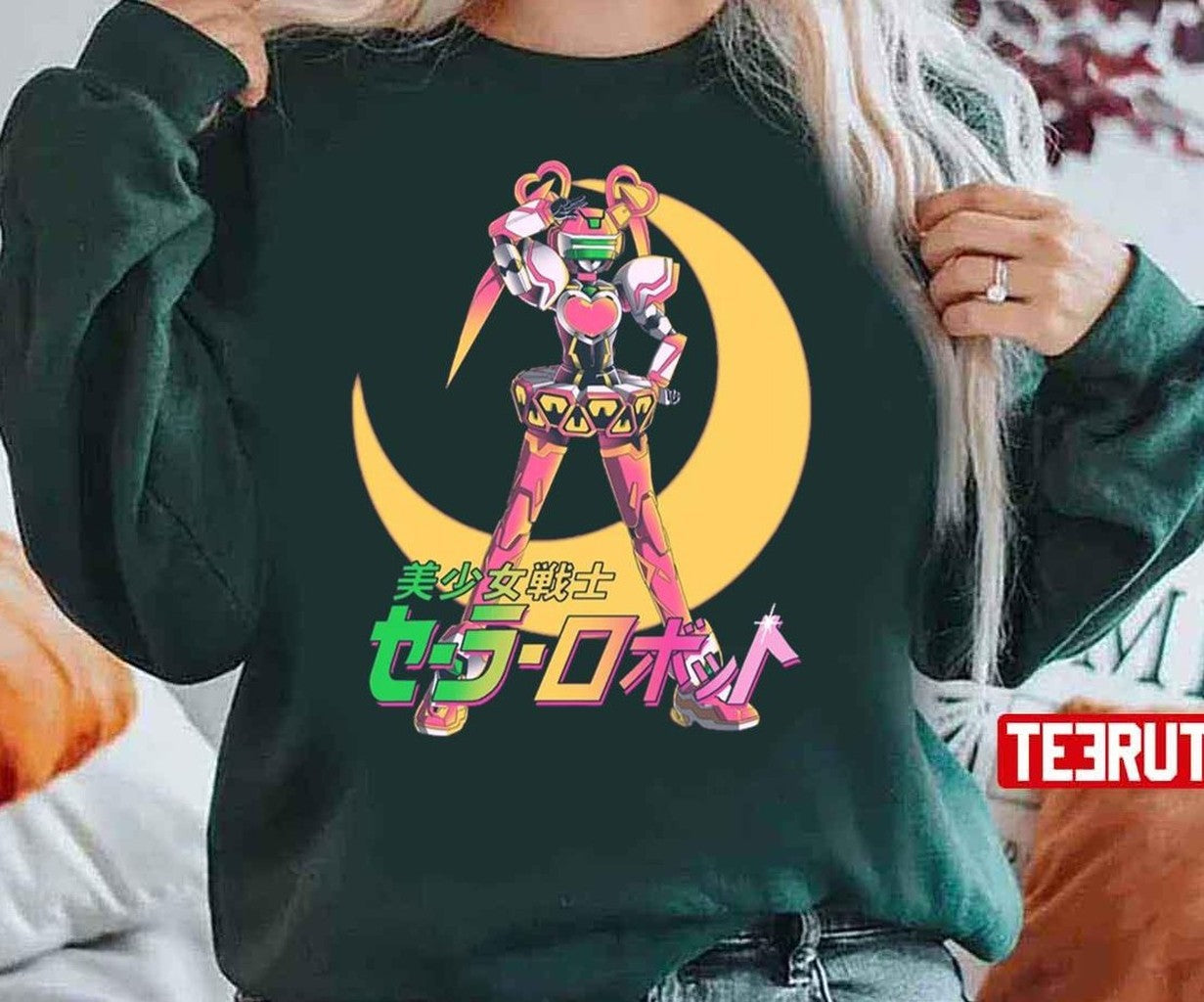 Sailor Robo Sailor Moon Yellow Mn Art Unisex Sweatshirt - T-Shirt, Sweatshirt, Hoodie