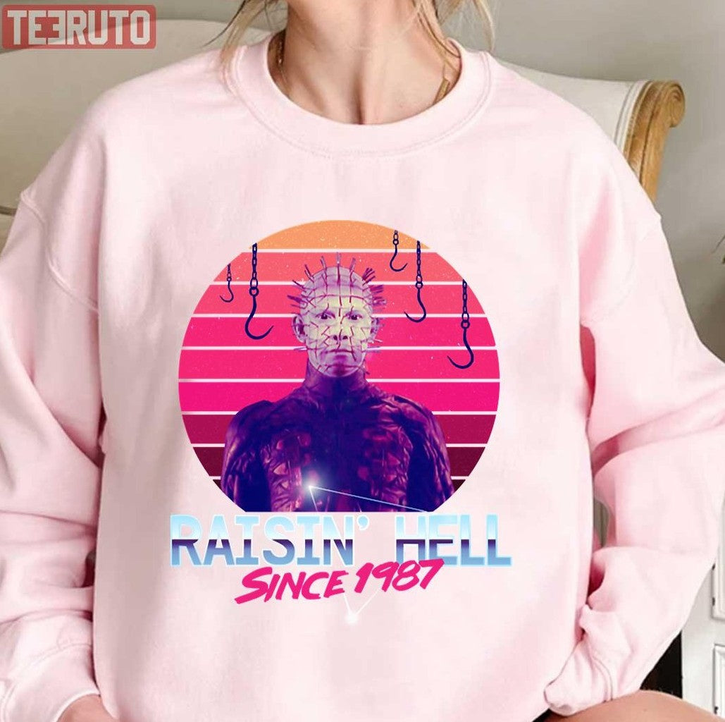 Raising Hell Retro Hellraiser Unisex Sweatshirt - T-Shirt, Sweatshirt, Hoodie