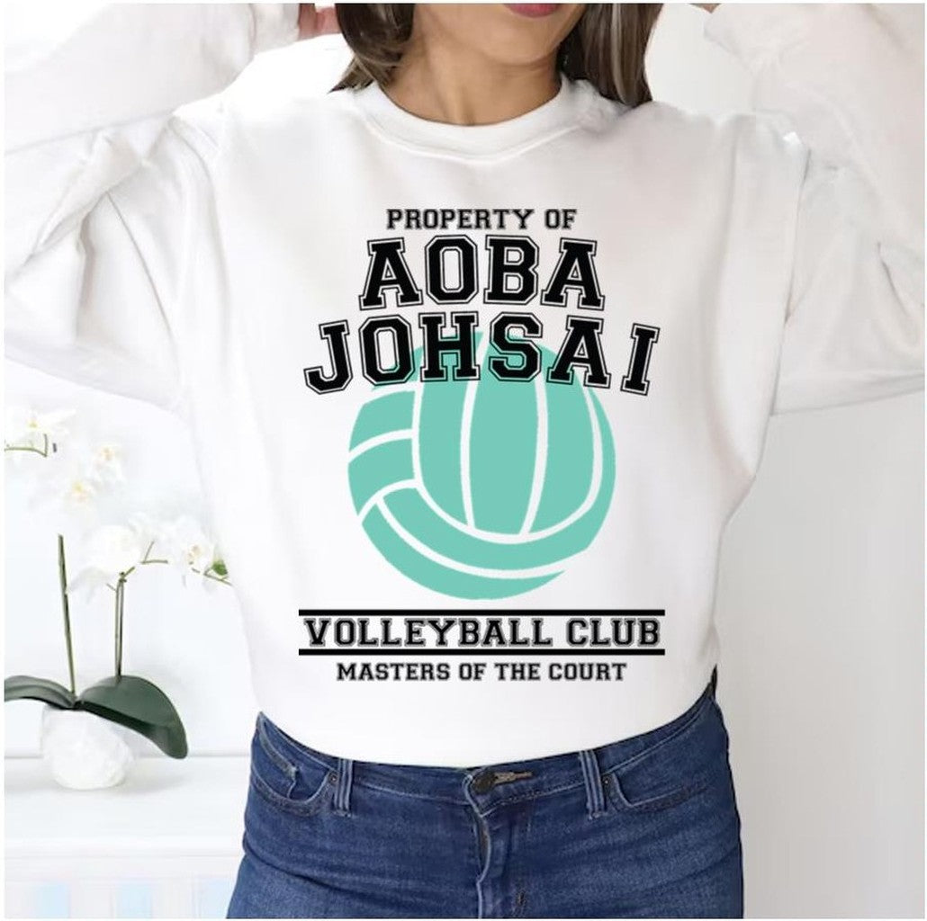 Property Of Aba Johsai Team Master Of The Court Unisex Sweatshirt - T-Shirt, Sweatshirt, Hoodie