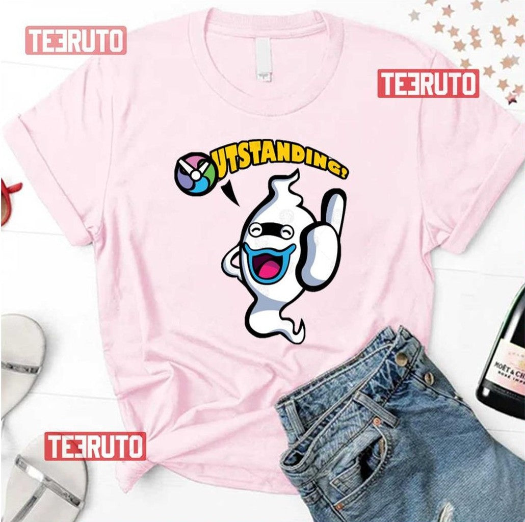 Outstanding Whisper Yokai Watch Unisex T-Shirt - T-Shirt, Sweatshirt, Hoodie