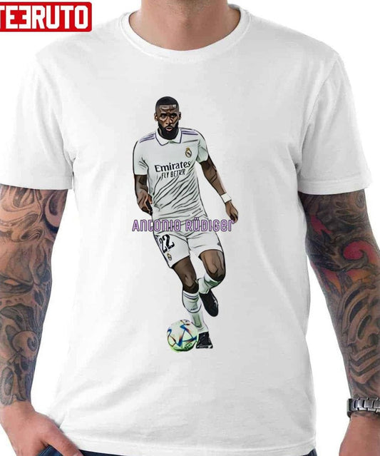 Antonio Rudiger Real Madrid's Beast Unisex T-Shirt - T-Shirt, Sweatshirt, Hoodie