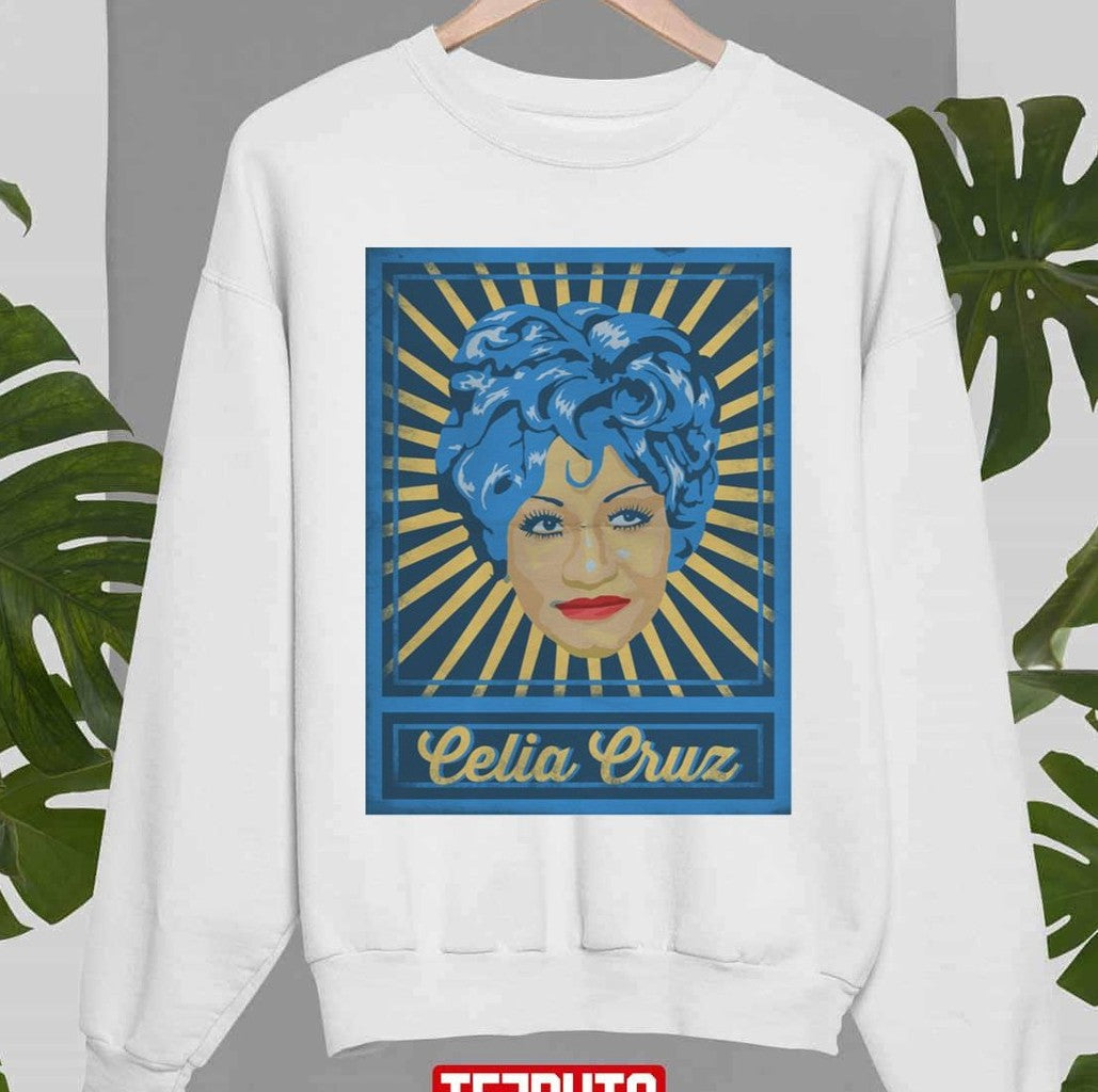 Oldschool Celia Cruz Poster Fanmade Unisex Sweatshirt - T-Shirt, Sweatshirt, Hoodie