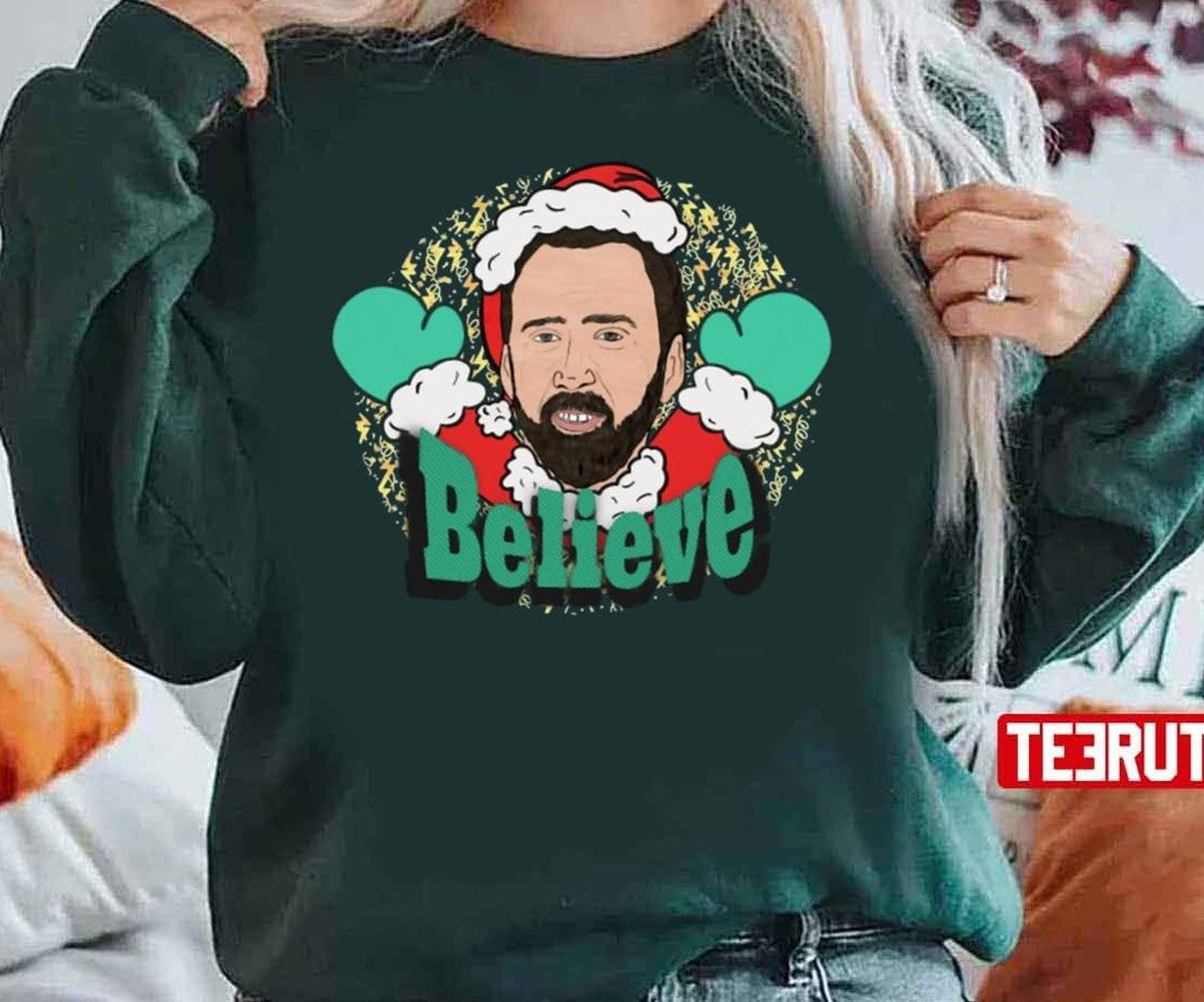 Saint Nick Christmas Nicholas Cage Unisex Sweatshirt - T-Shirt, Sweatshirt, Hoodie