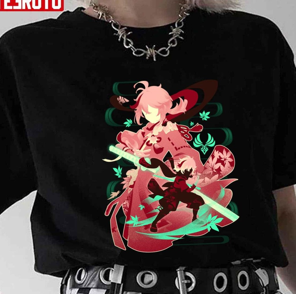 Scarlet Leaves Kazuha Genshin Impact Unisex T-shirt - T-Shirt, Sweatshirt, Hoodie