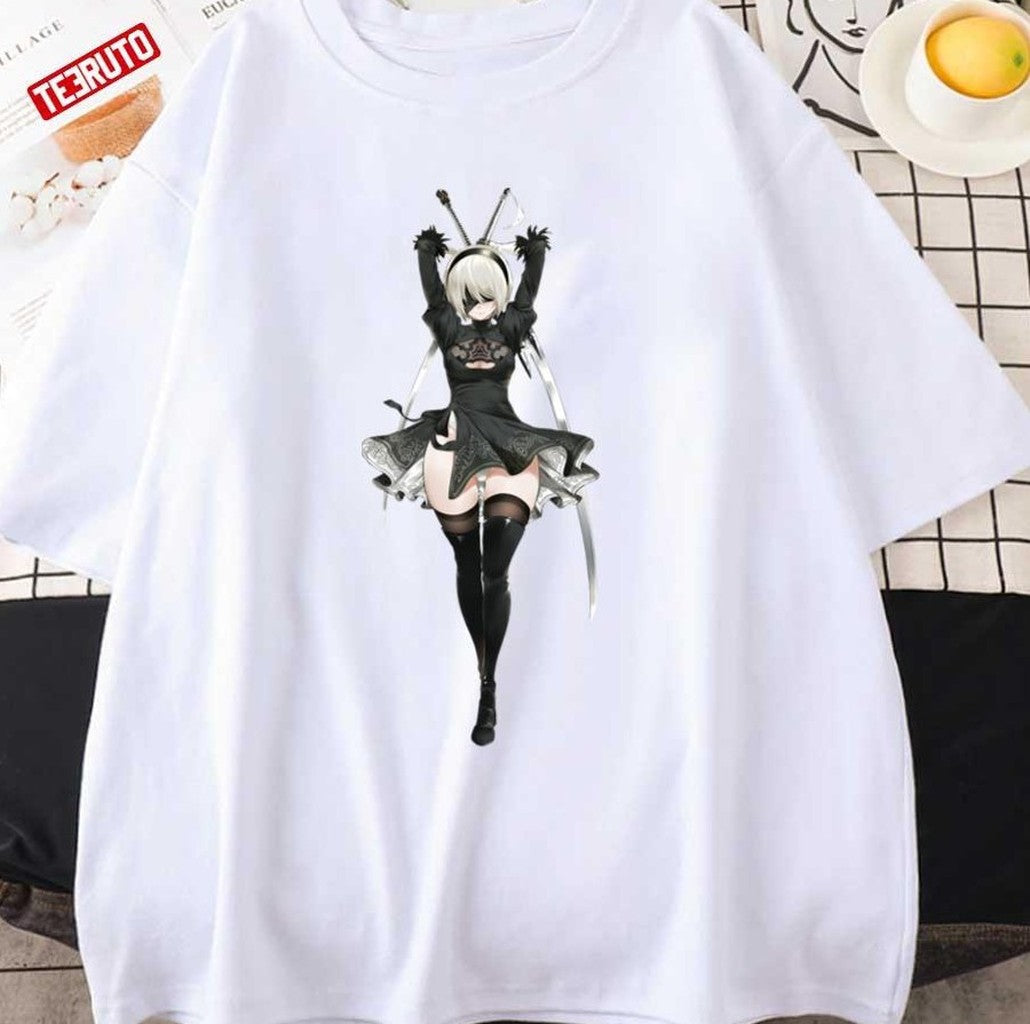 Primary Attack 2b Nier Automata Unisex T-Shirt - T-Shirt, Sweatshirt, Hoodie