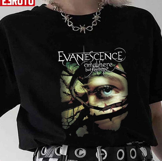 Anywhere But Home Evanescence Album Artwork Logo Unisex T-shirt - T-Shirt, Sweatshirt, Hoodie