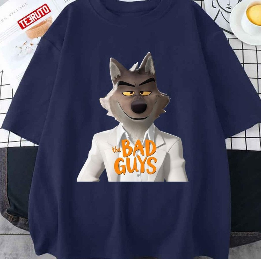 Mr Wolf The Bad Guys 2022 Film Unisex T-Shirt - T-Shirt, Sweatshirt, Hoodie