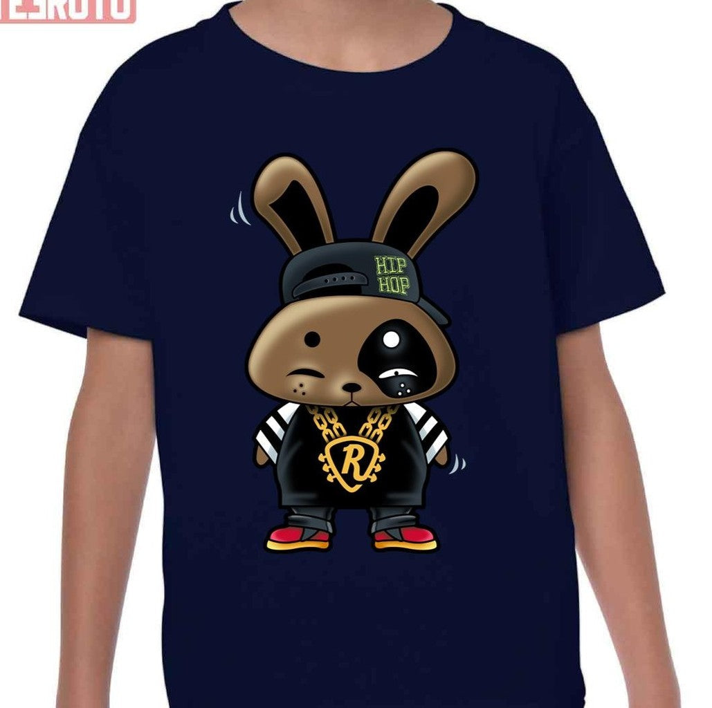 Rh Hip Hop Brown Bunny Kid T-Shirt - T-Shirt, Sweatshirt, Hoodie