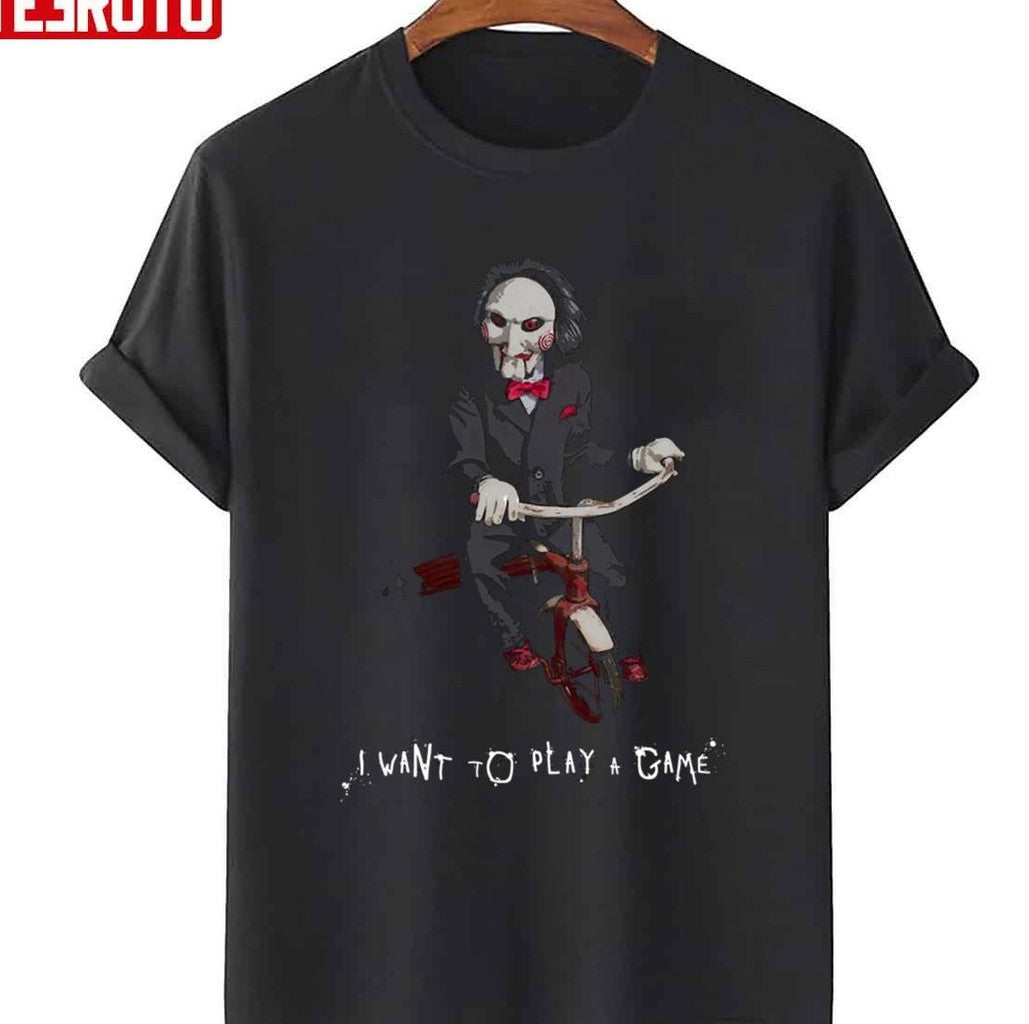 Saw I Want To Play A Game Jigsaw Unisex T-Shirt - T-Shirt, Sweatshirt, Hoodie