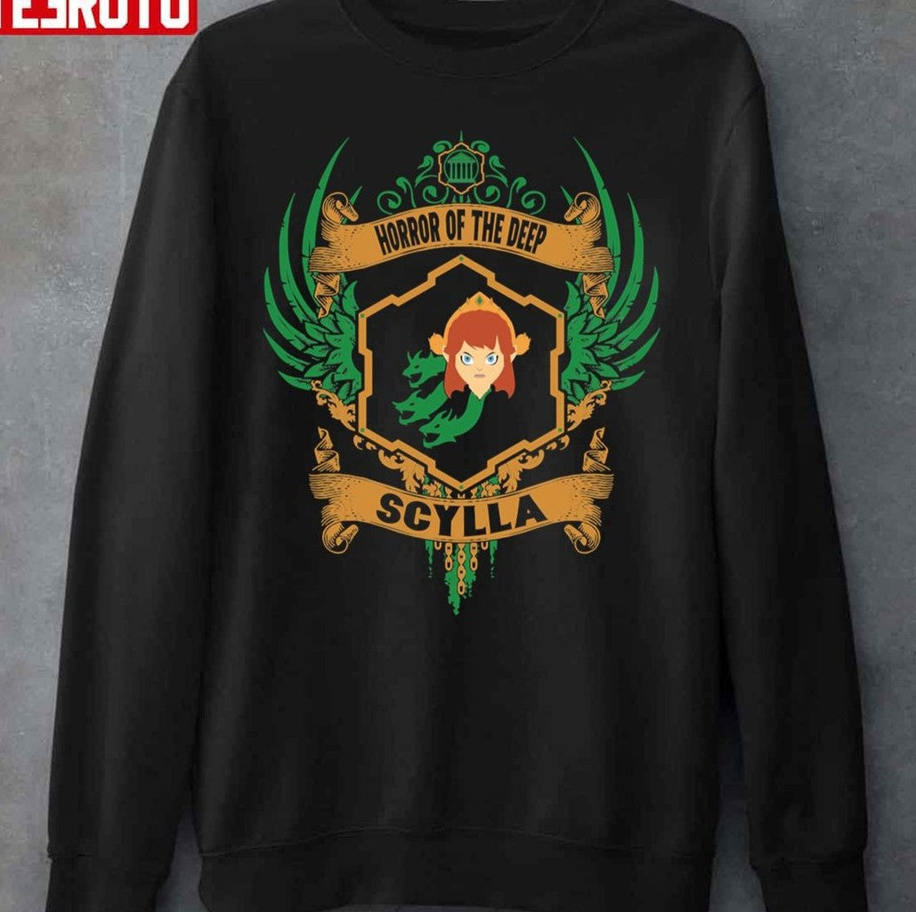 Scylla Horror Of The Deep SMITE Unisex Sweatshirt - T-Shirt, Sweatshirt, Hoodie