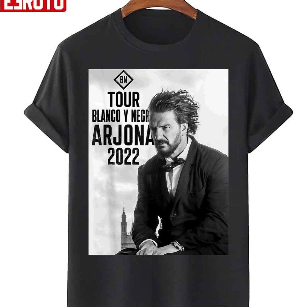 Ricardo Arjona Blancos Y Negro Tour Unisex T-Shirt - T-Shirt, Sweatshirt, Hoodie