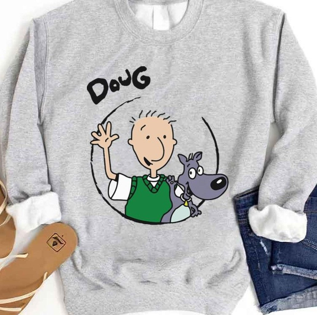 Anime Drawing Doug Funnie Unisex Sweatshirt - T-Shirt, Sweatshirt, Hoodie