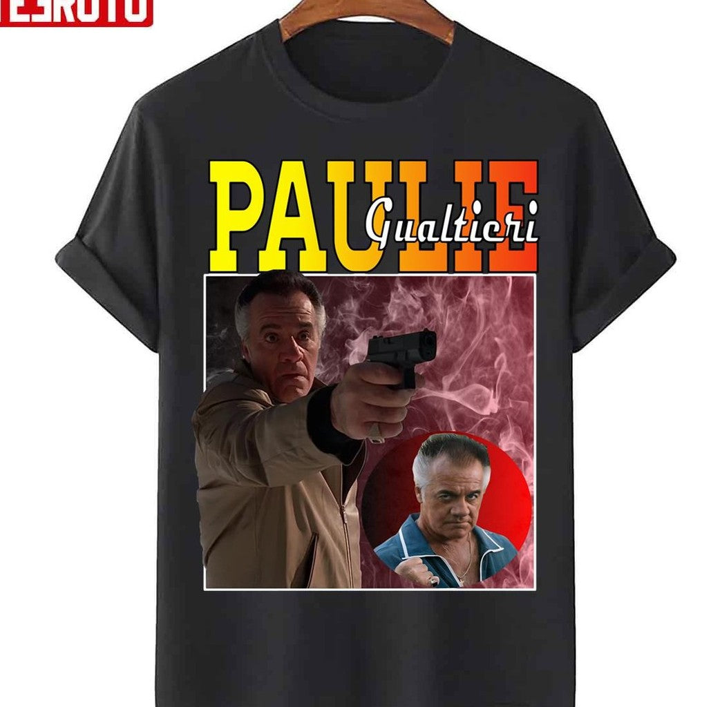 Paulie Gualtieri Retro Portrait Design Unisex T-Shirt - T-Shirt, Sweatshirt, Hoodie